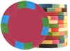 Tri-Color Blank Clay Poker Chips