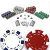 1000 Striped Dice 11.5 Gram Poker Chips Texas Hold em Set - DiscountCasinoGear.com