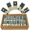 Premium Set of 55 Double Nine Dominoes w/ Wood Case - DiscountCasinoGear.com