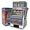 Lucky Slot Machine Bank - Play the Game - DiscountCasinoGear.com