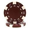 11.5g Dice Style Poker Chips - Brown - DiscountCasinoGear.com