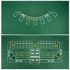 Blackjack and Craps 2 Sided Layout 36 x 72 inch - DiscountCasinoGear.com