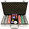 300 15g Clay Welcome to Las Vegas Chip Set w/ Aluminum Case - DiscountCasinoGear.com