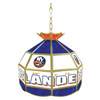 NHL New York Islanders Stained Glass Tiffany Lamp - 16 inch - DiscountCasinoGear.com