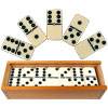 Premium Set of 28 Double Six Dominoes w/ Wood Case - DiscountCasinoGear.com