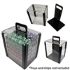 1000 Chip Capacity Clear Carrier - DiscountCasinoGear.com