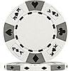 14Gram WHITE TRI COLOR ACE KING SUITED CHIP - DiscountCasinoGear.com