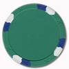 NEXGEN Lucky Bee Large Label 3 tone chip - Green - DiscountCasinoGear.com