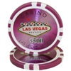 15g Clay Laser Las Vegas Chip - 500 - DiscountCasinoGear.com