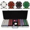 500 14g 3 COLOR A/K SUITED CLAY POKER CHIP SET W/ALUM CASE - DiscountCasinoGear.com