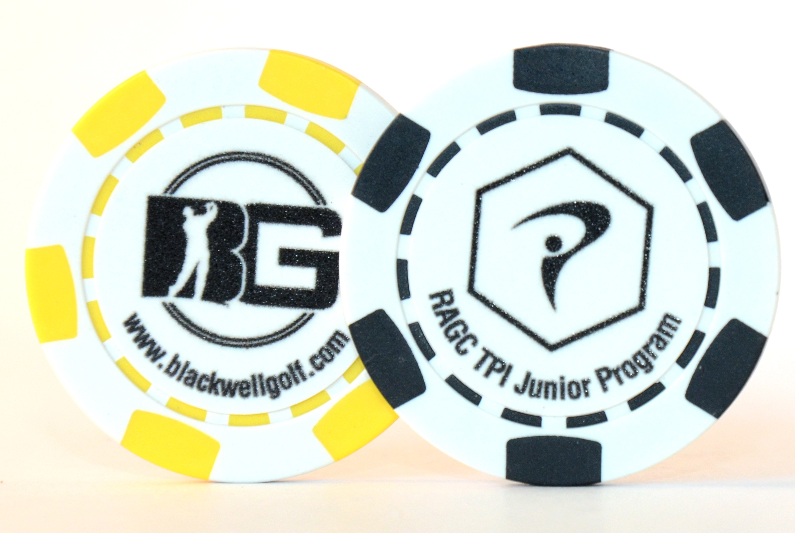 Custom Poker Chip Golf Ball Markers
