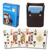 Modiano Playing Cards with Leather Case