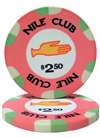 Nile Club Ceramic Poker Chips
