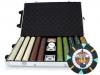 1000 Poker Chip Sets with Rolling Aluminum Case 