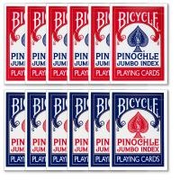 Bicycle Pinochle Jumbo Playing Cards Pack of 12 